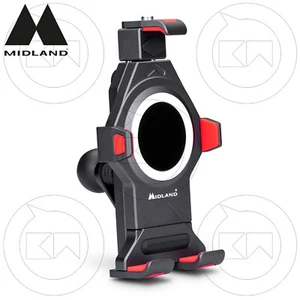 Lenker/Spiegel Halterung Für Smartphone - MIDLAND MH-PRO KEINE VIBRATION - Picture 1 of 10