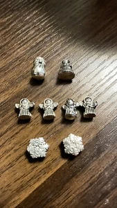 Menge 8 Weihnachten Urlaub Europäische Perlen Charms - Bild 1 von 5