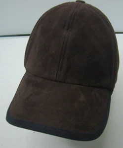 Scala Classic Co authentic leather baseball cap hat brown adjustable o/s - Picture 1 of 12