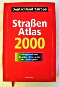 Straßenatlas 2000 Deutschland Europa Serges Medien 780 Seiten Neu Selten Rar - Bild 1 von 12