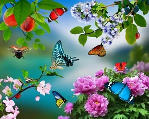 Puzzle "NUOVO" Farfalle sui fiori puzzle tesori gioco da tavolo 500 pz spedizione gratuita - Foto 1 di 10