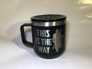Star Wars The Mandalorian Yukon Outfitters Edelstahl Reisebecher - Bild 1 von 4