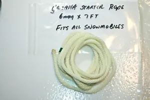 NEW YAMAHA SNOWMOBILE STARTER RECOIL ROPE ENTICER BRAVO EXCITER SRX GPX 7FT 6MM - Picture 1 of 2