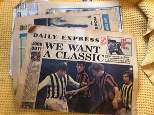 1968 Onwards , Great Collection, West Bromwich Albion 10 Newspapers & Pages - Picture 1 of 7