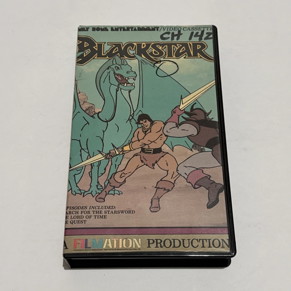 Blackstar VHS 1981 The Quest Lord Of Time Starsword Family Home Entertainment  - Image 1 of 4