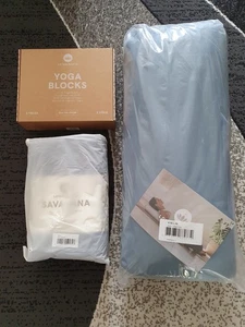 Yoga SET Lotuscraft OVP Yogablock 2er-Set, Yoga-Bolster Restorative L, Yogadecke - Bild 1 von 5