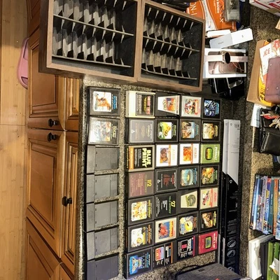 Atari 2600 35 Game Lot w/ Cartridge Holder -  Adventure, Pac-Man, & More! - Image 1 of 4