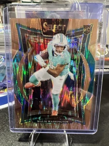 2024 Panini Select - Concourse Malik Washington #71 Copper Shock Prizm /299 (RC) - Bild 1 von 5
