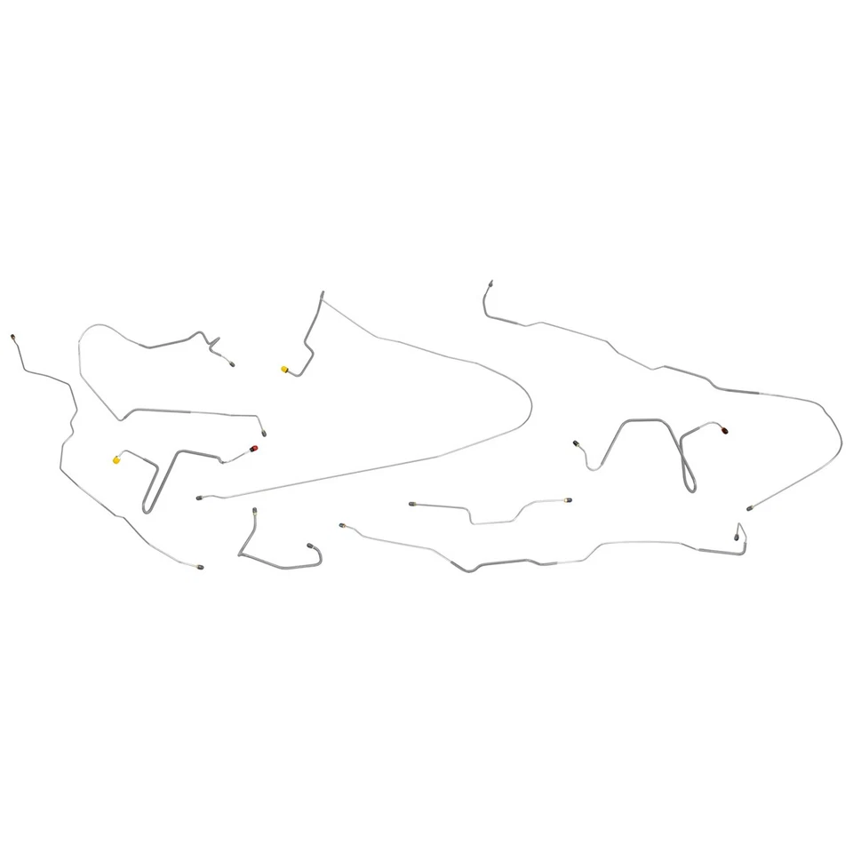 Ford F150 Truck 1980-86 Short Brake Line Set Power Disc Lines 4wd Tubes Kit SS - Image 1 of 4