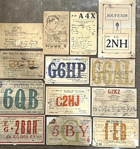 Lot Of QSL cards - All 1920s Nice Lot USA CANADA ENGLAND READ - Picture 1 of 5