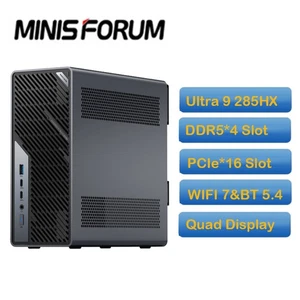 MINISFORUM MS-02 Ultra MINI Workstation Intel Core Ultra 9 285HX MINI AI PC  - Bild 1 von 9