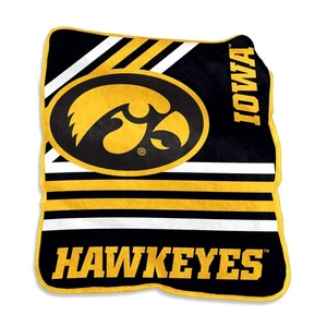 Iowa Hawkeyes 50" x 60" Raschel Dorm Room Throw Soft Stadium Blanket - Picture 1 of 1