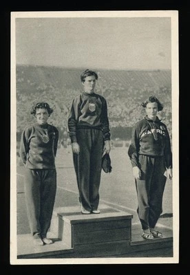 Tarjeta de novato 1932 Reemtsma Babe Didrikson Zaharias 64 Olympia RC Reemstma Olympic Foto 1 de 2