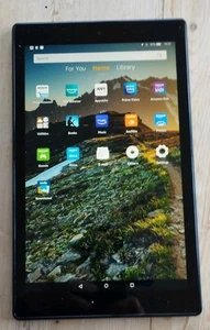 Amazon Kindle Fire HD 10 Tablet 64gb 2gb Ram 10.1" HD Wi-Fi Black 7th Generation - Picture 1 of 4