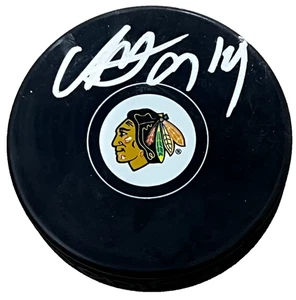 ANTON FRANDELL signed (CHICAGO BLACKHAWKS) Souvenir puck BECKETT BAS BT78246 - Picture 1 of 2