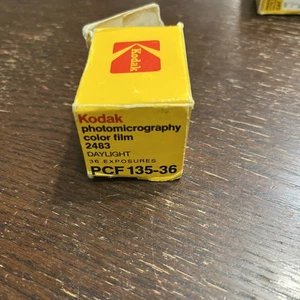 Kodak Photomicrography Color Film 2483 Daylight 35mm 36exp PCF 135-36 Expired - Picture 1 of 5