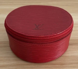 Vintage Louis Vuitton - Red Epi Leather - Bijoux Jewellery Case - Picture 1 of 10