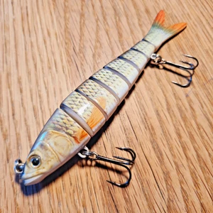 Top Gliederwobbler Wobbler sinkend Hecht Barsch Zander #723 - Bild 1 von 2