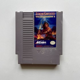 IronSword: Wizards & Warriors II (1989) NES cartuccia danneggiata pulita e testata