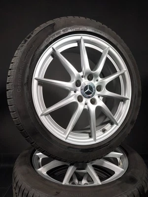 4 Winterräder 205 50 R17 Mercedes A B CLA Klasse W176 W246 C117 17" Alufelgen - Bild 1 von 4