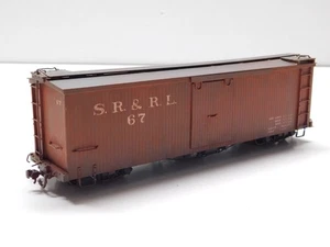 ON2 SCALE BRASS SR&RL BOX CAR FREIGHT TRAIN VERY DETAILED HARD TO FIND BEAUTIFUL - Picture 1 of 17