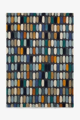 Pebbles Tufted Rug Hand Tufted Rug Tufted Wool Rug Multi Colored Rug, Class Rugs - Image 1 of 4