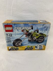 Lego CREATOR 3 in 1 set 31018 ~ HIGHWAY CRUISER ~ NISB Retired Chopper Dirt Bike