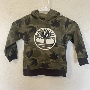 Timberland Niños Verde Camuflaje Sudadera con Capucha Talla 3T NEE CON ETIQUETAS - Imagen 1 de 12