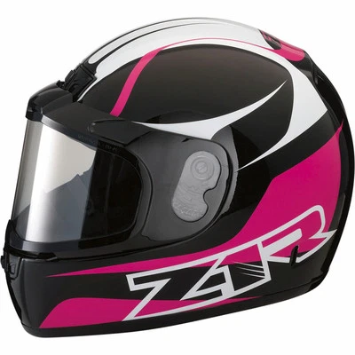 Z1R CASCO DE NIEVE FANTASMA MOTO DE NIEVE CARA COMPLETA ESCUDO ANTINIEBLA ROSA PEQUEÑO S Foto 1 de 2