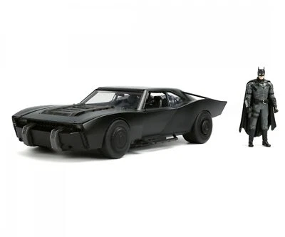 The Batman 2022 Batmobile w/ Figure 1:18 Model JADA TOYS - Immagine 1 di 4