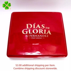 Dias De Gloria Short Churchill Empty Wood Cigar Box 8.75" x 8" x 2" - Picture 1 of 10