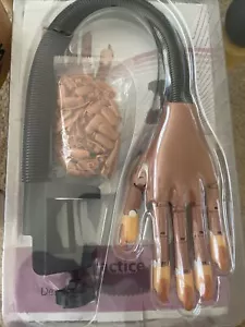 LIONVISON Nail Practice Hand for Acrylic Nails-Fake Assorted Pattern Names - Picture 1 of 9