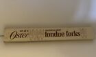 Vintage Oster Fondue Forks Set Of 6 Stainless Steel With Color Coded Ends