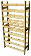 CANTINETTA IN LEGNO PORTABOTTIGLIE BOTTIGLIE VINO 54 POSTI CM 63X27XH 120 35303