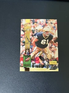 Tim Ruddy 1994 Signature Rookies #50 On Card Autograph SN #/7750 Fighting Irish - Picture 1 of 3