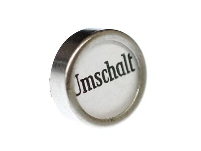 Broche Llave Máquina de Escribir Miniblings Pin Insignia Botón Cambio Blanco Foto 1 de 4