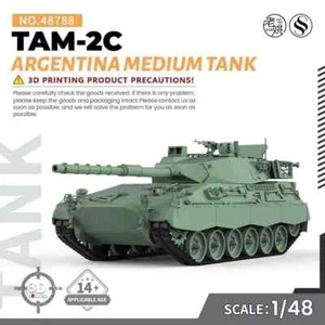SSMODEL SS48788 1/48 Military Model Kit Argentina TAM-2C Medium Tank - Picture 1 of 5