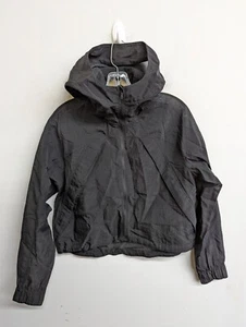 Lululemon Giacca Donna Intenzione Trasparente Maglia Nylon Nero con Cappuccio Taglia 4 - Foto 1 di 10