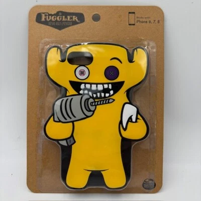 Funda Fuggler iPhone 6, 7, 8 Divertida Monstruo Feo Amarilla Suave Silicona Teléfono Funda Foto 1 de 4