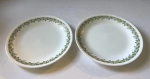 2 Corelle Spring Blossom Crazy Daisy Lunch Plates by Corning Excellent Condition - Picture 1 of 3