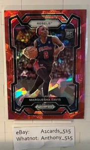 Marquesha Davis - 2024 Prizm Draft Picks Rookie #96 - Red Ice Prizm - Picture 1 of 3