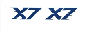 MASTERCRAFT X7 BOAT HULL X-7 GRAPHICS KIT SKI DECAL STICKER SET L@@K NAVY BLUE - Picture 1 of 1