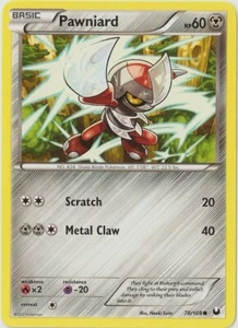 Pokemon - Pawniard - 78/108 - Common - BW - Dark Explorers - NM - Picture 1 of 1