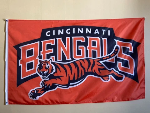 Cincinnati Bengals Team 3x5ft Flag NFL Banner Super Bowl LVI Bound AFC Champions Cover