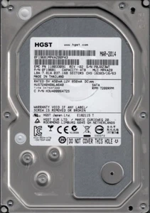 HUS724040ALA640 P/N: 0F19681 MLC: MPKAZ0 Thailand HGST 4TB - Picture 1 of 1