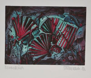 Gustl Stark  /Radierung - Prägedruck /Handsigniert / Probedruck von 1982 - Picture 1 of 2