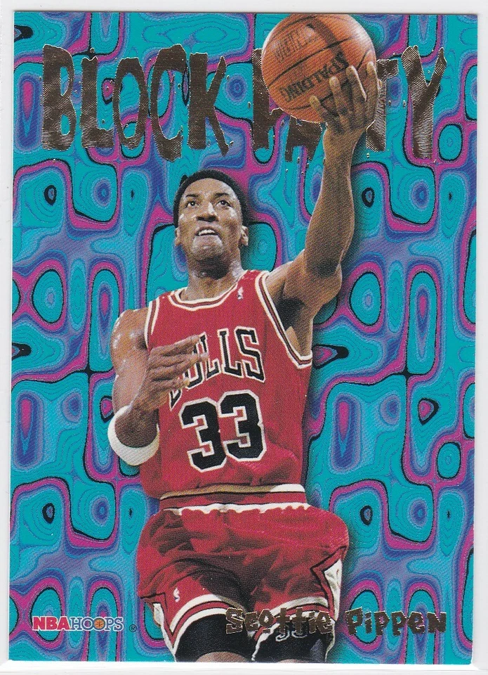 1995-96 HOOPS / SKYBOX BASKETBALL BLOCK PARTY INSERT CARDS !!YOU PICK!! PIPPEN - Image 1 of 1