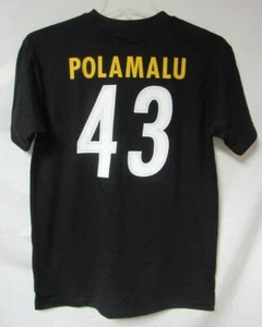 Pittsburgh Steelers Herren T-Shirt Größe M oder 2XL Troy Polamalu #43 A1 1823 - Bild 1 von 4