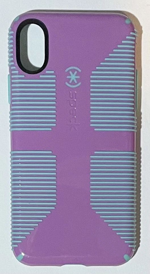 Speck CandyShell Grip Series Phone Case For iPhone X XS Purple - Image 1 of 1