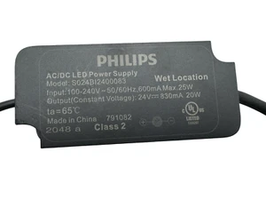 Genuine Philips AC/DC LED POWER SUPPLY S024B12400083 1P67 (UD) - Picture 1 of 3
